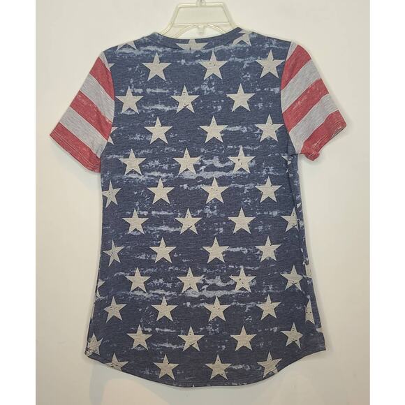 12pm Mon Ami Stars and Stripes top - small *READ* - Picture 3 of 4